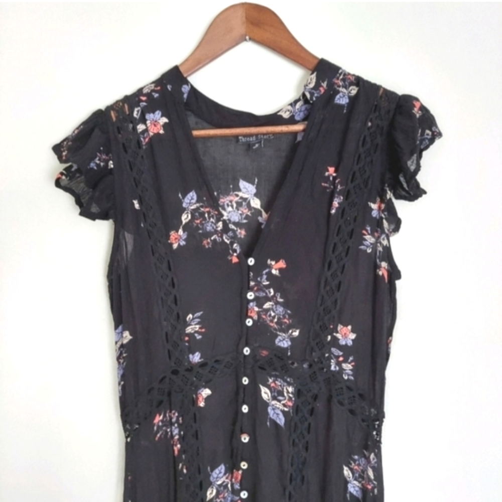 Floral High-Low Dress size M